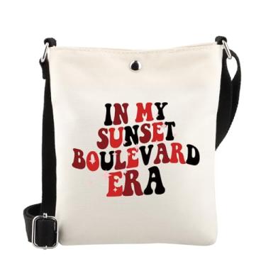 Imagem de WSNANG Bolsa tiracolo In My Sunset Boulevard Era, bolsa de ombro para amantes musicais, presentes de teatro musical, mercadoria musical, Sunset Cb, Moderno