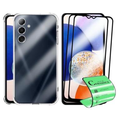 Imagem de Kit Capa Capinha Anti Impacto + 2 Películas Ceramica 9D Para Samsung Galaxy A14