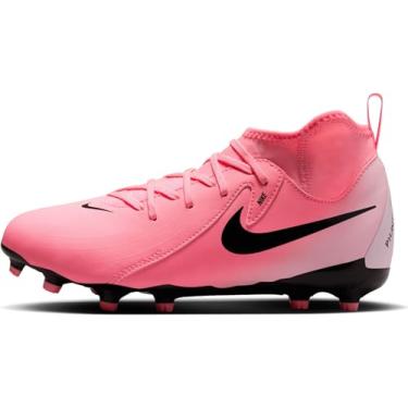 Imagem de Nike Chuteira de futebol infantil Jr. Phantom Luna 2 Academy pequena/grande MG (FJ2603-600, Sunset Pulse/Preto), Sunset Pulse/Preto, 16