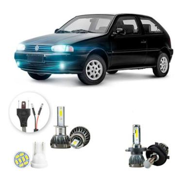 Imagem de Ultra Led Nano 22000lm Volkswagen Gol 1996-2000 H4 H3 - LUXLED y3, Bra