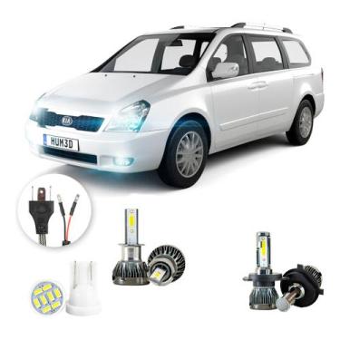 Imagem de Ultra Led Nano 22000lm Kia Carnival 2007-2013 H4 H3 - LUXLED y3, Branc