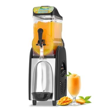 Imagem de GSEICE Máquina De Raspadinha Para Uso Doméstico, 4 Galões, Aço Inoxidável, Máquina De Raspadinha Única Para Margaritas, Bebidas Congeladas Slushy'S, 110 V/60 Hz, Máquina De Bebidas Congeladas Para