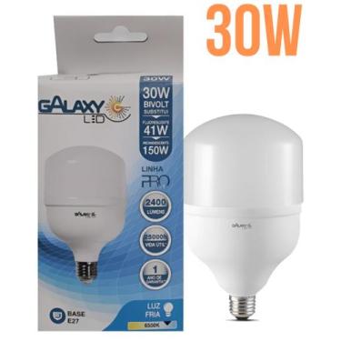 Imagem de Lâmpada Led Bulbo T 30W 6500K BIVOLTI Eficiente e Econômica - Galaxy L