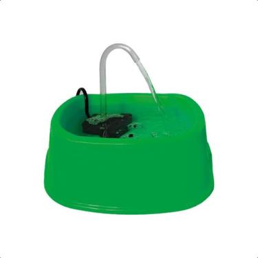 Imagem de Fonte Square Avipet 1 Litro Bivolt Neon Para Cães e Gatos, Verde