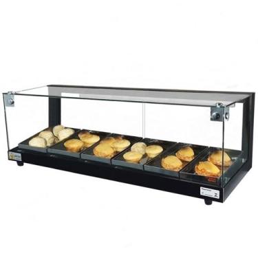 Imagem de B6 - Estufa Beta para salgados 6 bandejas Preta - 127V - Omega