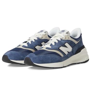 Imagem de New Balance Tênis unissex adulto 997r, Índigo vintage/sal marinho, 12 Women/10.5 Men