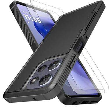 Imagem de Capa para Moto G Power 5G 2025 [proteção contra quedas de grau militar] [antiderrapante] [2 peças protetoras de tela TPE HD] Capa resistente à prova de choque para Motorola Moto G Power 5G 2025 6,8