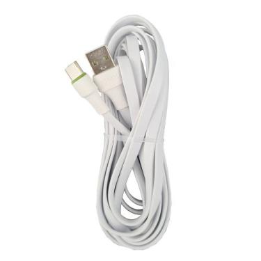 Imagem de Cabo Carregador USB Tipo C Rápido 3 Metros Branco KD-332C - KAIDI