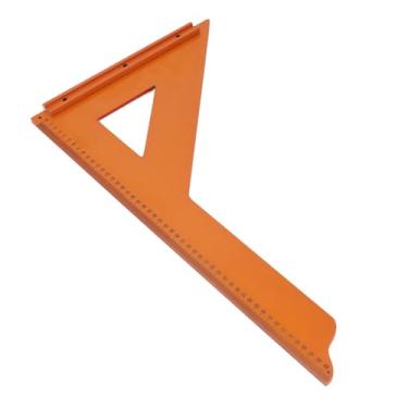 Imagem de Régua triangular de posicionamento carpintaria carpinteiro quadrado 90 graus engenharia plásticos medida