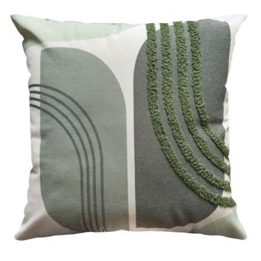 Imagem de Almofada Donatella Verde 073 Bordada 43x43cm Belchior