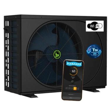 Imagem de Trocador de Calor Inverter Wi-Fi para Piscinas TH-75 75000 BTUS TIV - 