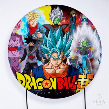 Imagem de Painel Decorativo para Festa 1,80x1,80 metros Vesti Fácil com Elástico Dragon Ball - Fera Print