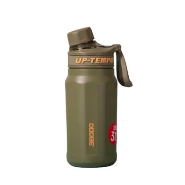 Imagem de Garrafa Térmica Esportiva, 670ml, Tritan BPA Free, Base emborrachada,Aço Inox 316, Tampa Giratória, Canudo. (Verde)