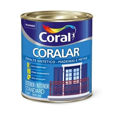 Imagem de Esmalte Coral Coralar Brilhante Cinza Escuro - Onu 1263 3 Iii 0,900L Standard, Modelo: 8579