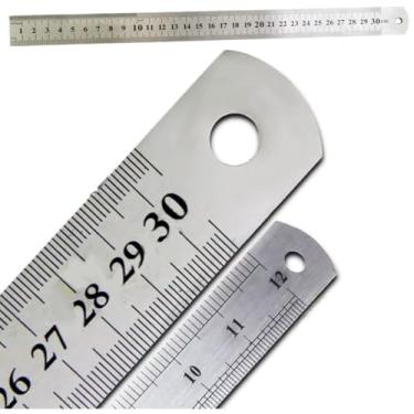 Imagem de RéGua de Metal - AçO InoxidáVel - 30cm