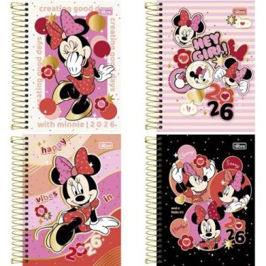 Imagem de Agenda 2025 Minnie Capa Dura Especial 176 Folhas 117X164MM Pacote com 