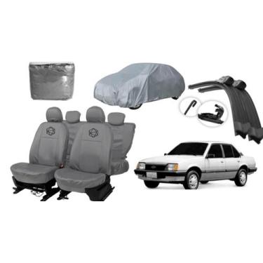 Imagem de Conjunto capa Monza 82-95 couro + limpador brinde - iron tech