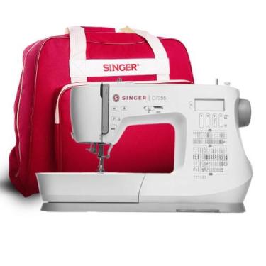 Imagem de Kit Máquina de Costura C7255 e Bolsa de Transporte Bivolt - Singer, Bi