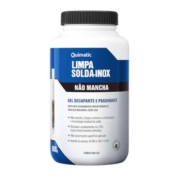 Imagem de Limpa Solda Inox Não Mancha Quimatic Gel Decapante 850g