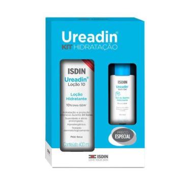 Imagem de Kit Isdin Ureadin Loção Hidratante 400Ml + Gel De Banho Hidr