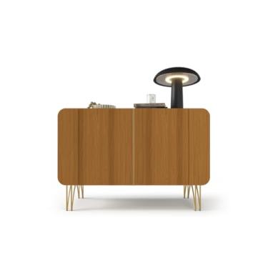 Imagem de Buffet Aparador para Sala de Jantar Benvenuto - Montanaris Decor (Off White/Cinamomo)