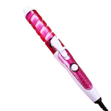 Imagem de Pranchas de Ondular Hair Styler Modelador de Cabelo with Tourmaline Ceramic Plates for Frizz Free Silky Hair and Long Lasting Curls (rosa)