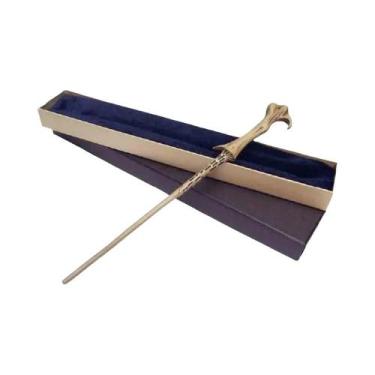 Imagem de varinha mágica com núcleo de metal cosplay para crianças com caixa - o