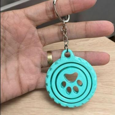Imagem de Chaveiro Pata De Cachorro - Spinner Dog - Anti Stress - Flex 3D