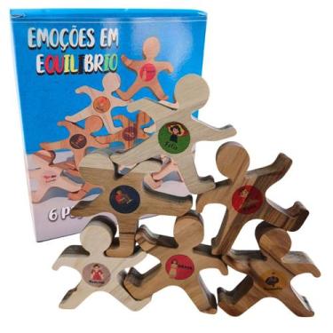 Imagem de Jogo Atividade Equilibristas das Emoções para Crianças - Coleção Tea &