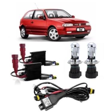 Imagem de Kit Xenon Farol Alto E Baixo Gol G2 Bixenon 8000k