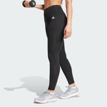 Imagem de Calça Legging Adidas Optime Feminina Preta, P