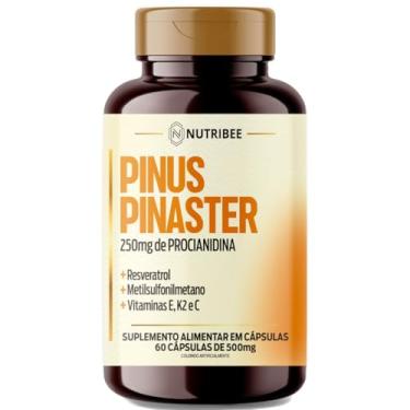 Imagem de Pinus Pinaster Com Reverastrol Vitamina E K2 60 Cápsulas 500 MG