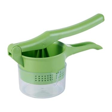 Imagem de YWJLQH Espremedor de vegetais, utensílios de cozinha resistentes, desidratador multifuncional leve, centrifugador de salada manual, secador de vegetais, Armazenamento de Suco