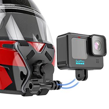 Imagem de generic Suporte Para Capacete De Motocicleta Com Tira Queixo Compatível Gopro Hero 13/12/11/10/9/8/7, Dji Osmo Action 4/3, Insta360, Akaso E A Maioria Das Câmeras