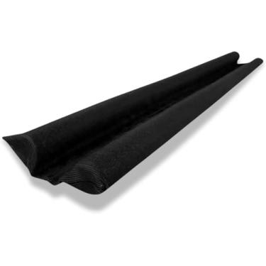 Imagem de Veda Porta Ajustável Rolinho Protetor de Porta Contra Insetos Impermeável (Preto, 70)