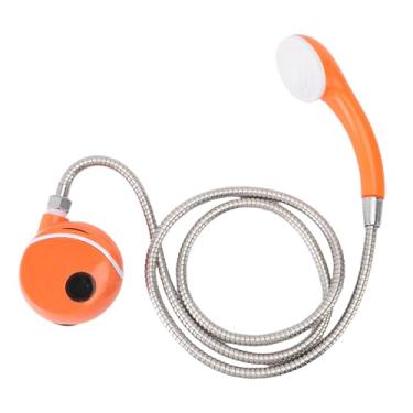 Imagem de Asixxsix Chuveiro Portátil para Acampar, Bomba de Chuveiro Recarregável de 2200mAh Com Chuveiro Com Chuveiro, Chuveiro Ao Ar Livre para Camping, Caminhadas, Viagens, Lavagem