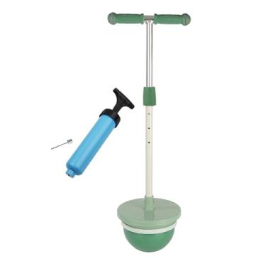 Imagem de simhoa Pogo para crianças Pogo Bola Quicante Criativa Engraçada com Alça Brinquedo de Salto Alto para Festa Presente Treino Playground Interno, Verde