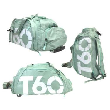 Imagem de Bolsa Transversal Compartementos Viagem Academia Fitness - T60