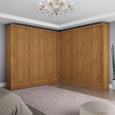Imagem de Closet Casal Duplo Dubai 6 Portas 6 Gavetas Cinamomo