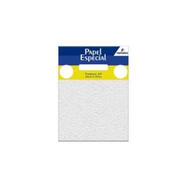 Imagem de PAPEL CASCA DE OVO A4 180G BRANCO, Romitec, 8885R, Branco, Pacote com 50 folhas