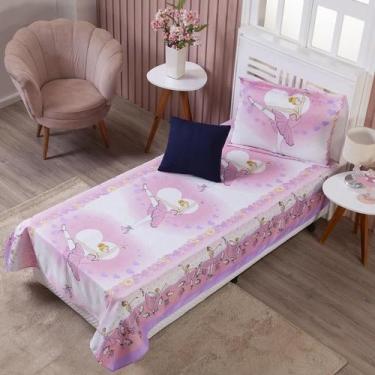 Imagem de Colcha Cobre Leito Infantil Solteiro Menino Menina - Ametista Decoraçõ