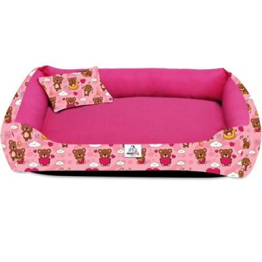 Imagem de Caminha pet cachorro gato casinha com fundo impermeável tamanho m - CA