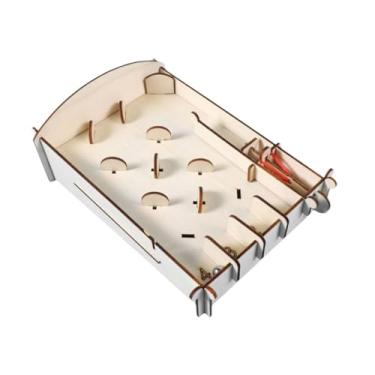 Imagem de Colaxi Máquina de pinball em miniatura inovadora, montagem artesanal de Natal e aniversário, para crianças a partir de 7 anos, quebra-cabeça de madeira 3D