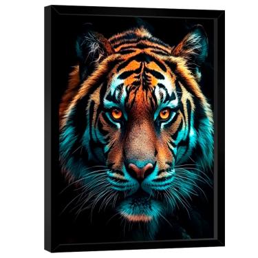 Imagem de Quadro Decorativo Tigre Majestoso Variação