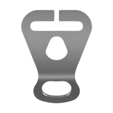 Imagem de kowaku Ajustador de corda de acampamento, tensor de corda antiderrapante, fecho de metal para barraca, fivela de de vento para mochila, cobertura de lona