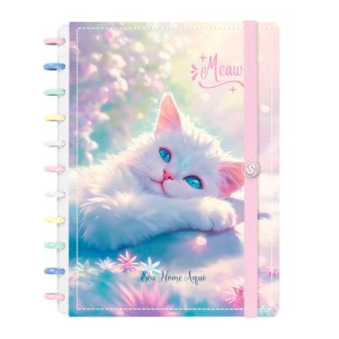 Imagem de Caderno de Disco Inteligente Personalizado Iscool G Cats Beauty