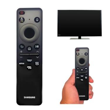 Imagem de Controle Remoto Original para Samsung Smart TV, Compatível com Modelos Bu8000, Q60BA, Q65BA, Q70BA, com Botões Netflix e Prime Video