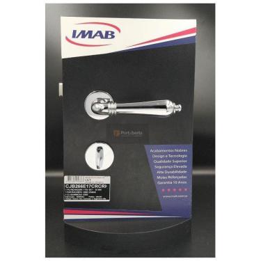 Imagem de Fechadura Porta Banheiro Wc Lily Imab Cromada Cr Máquina