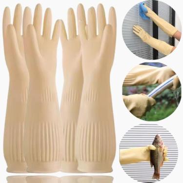 Imagem de 10 Pares Luva Borracha Hospital,resíduo,agrotoxi Epi Importado - Imbat