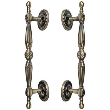 Imagem de Puxador Duplo Berlin 280mm Bronze Antigo Porta Pivotante